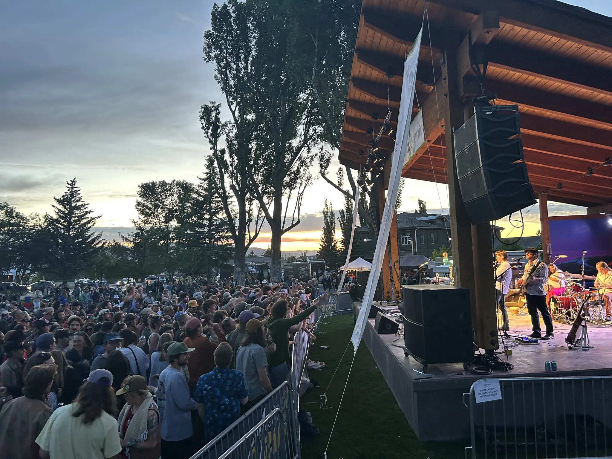 A competitive grant allowed Teton Valley Foundation to purchase adequate fencing for their park venue to ensure safety and security at Music on Main.