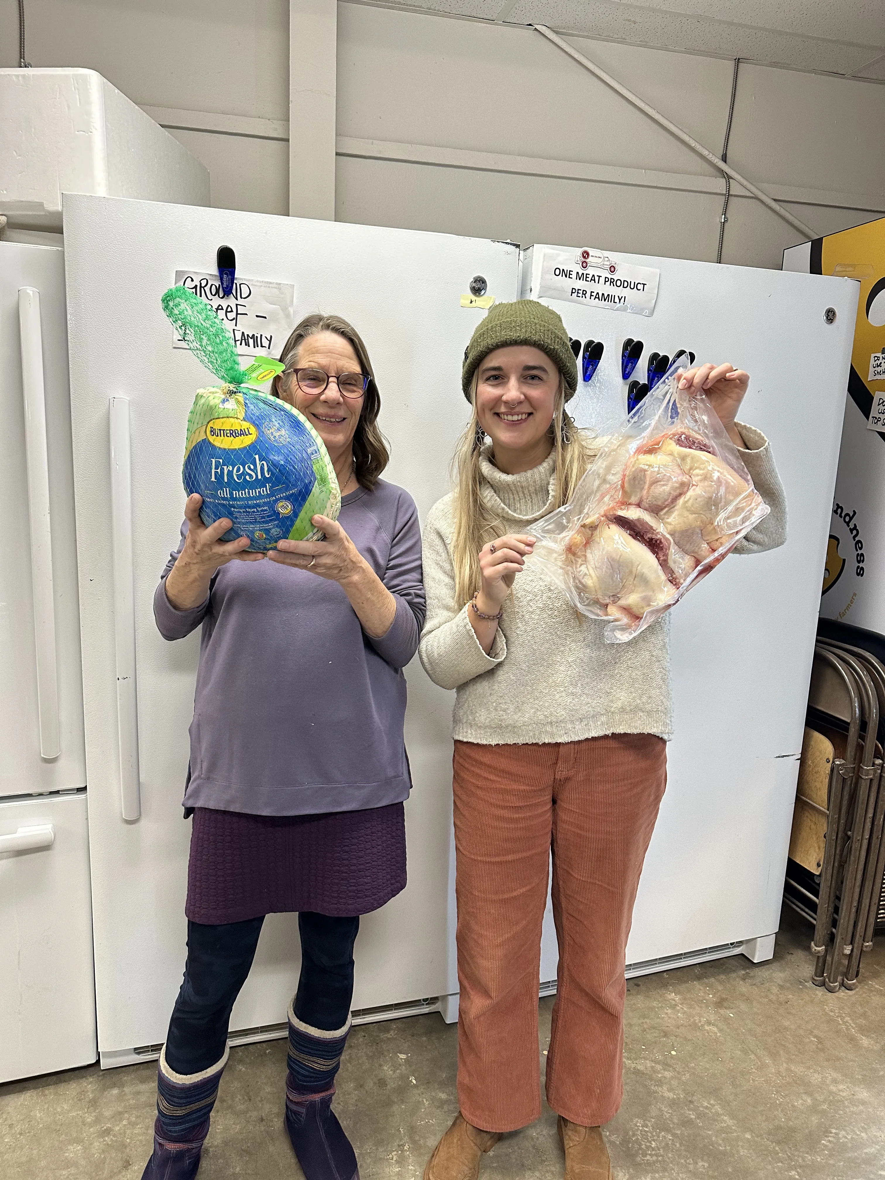 A youth philanthropy grant provided Teton Valley Food Pantry to purchase holiday meats for our neighbors.
