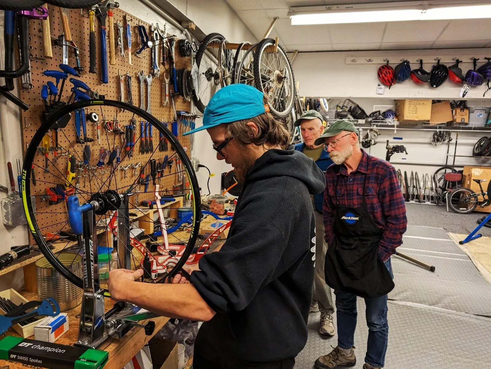 Community members gathering at a local nonprofit event