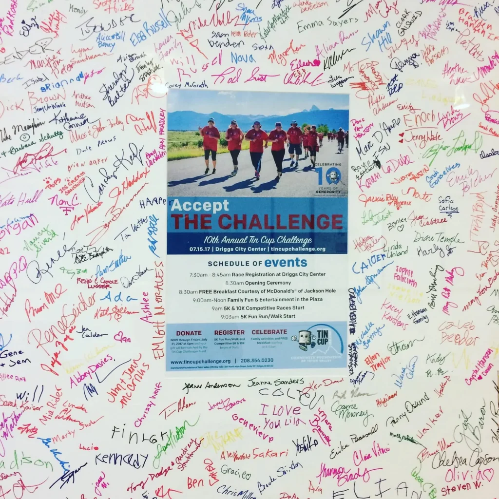 We couldn't do it without you – Thank you Donors!