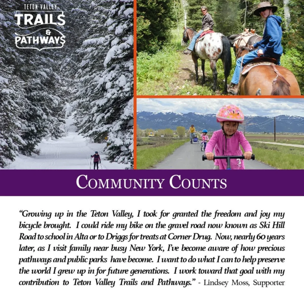 Community Counts: Teton Valley Trails & Pathways
