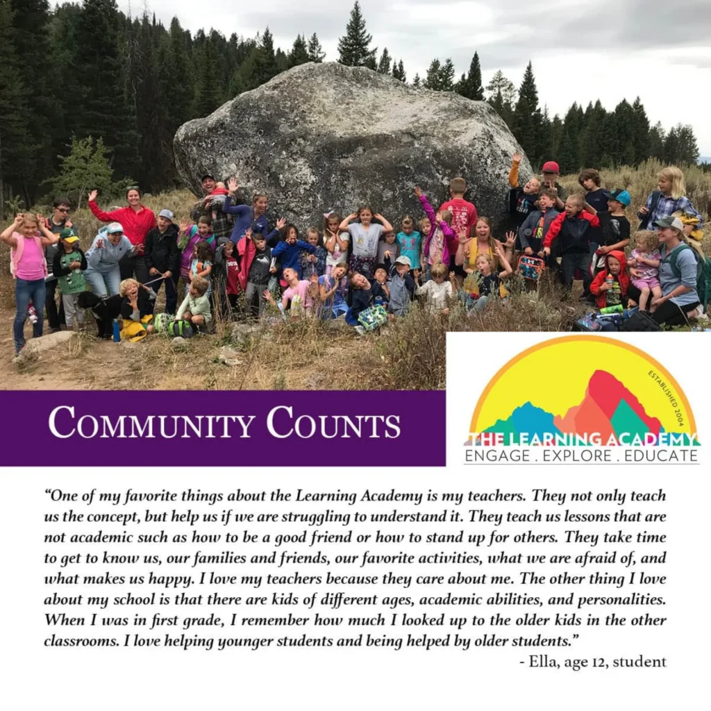 Community Counts! The Learning Academy of Teton Valley