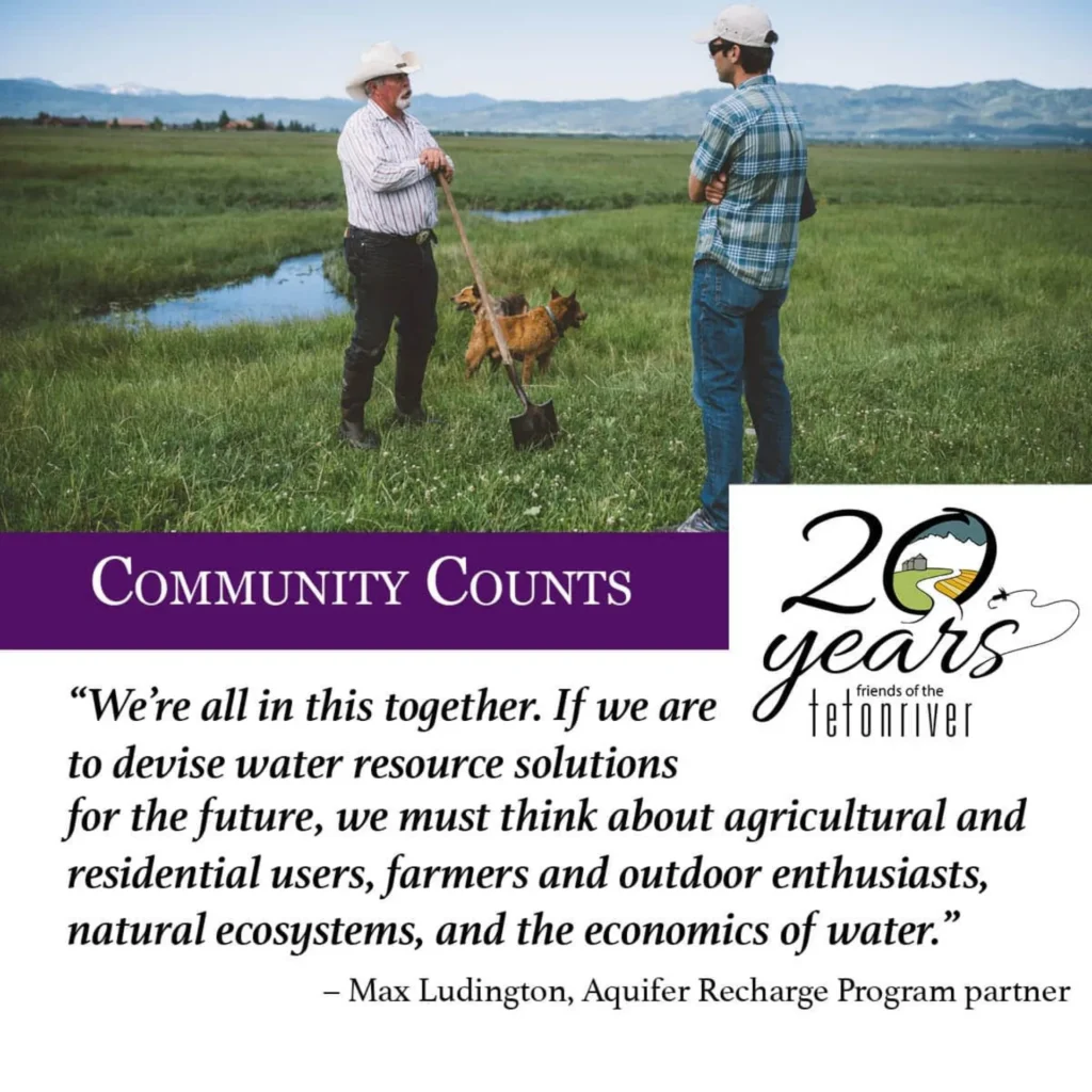 Community Counts! Friends of the Teton River