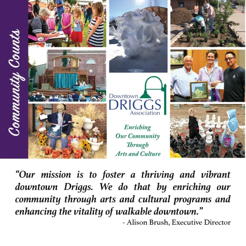 Community Counts! Downtown Driggs Association