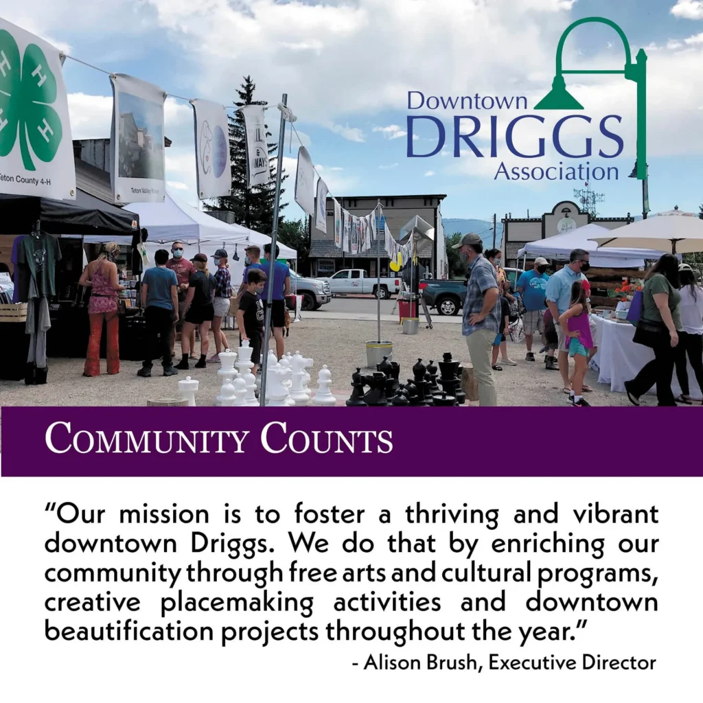 Community Counts: Downtown Driggs Association