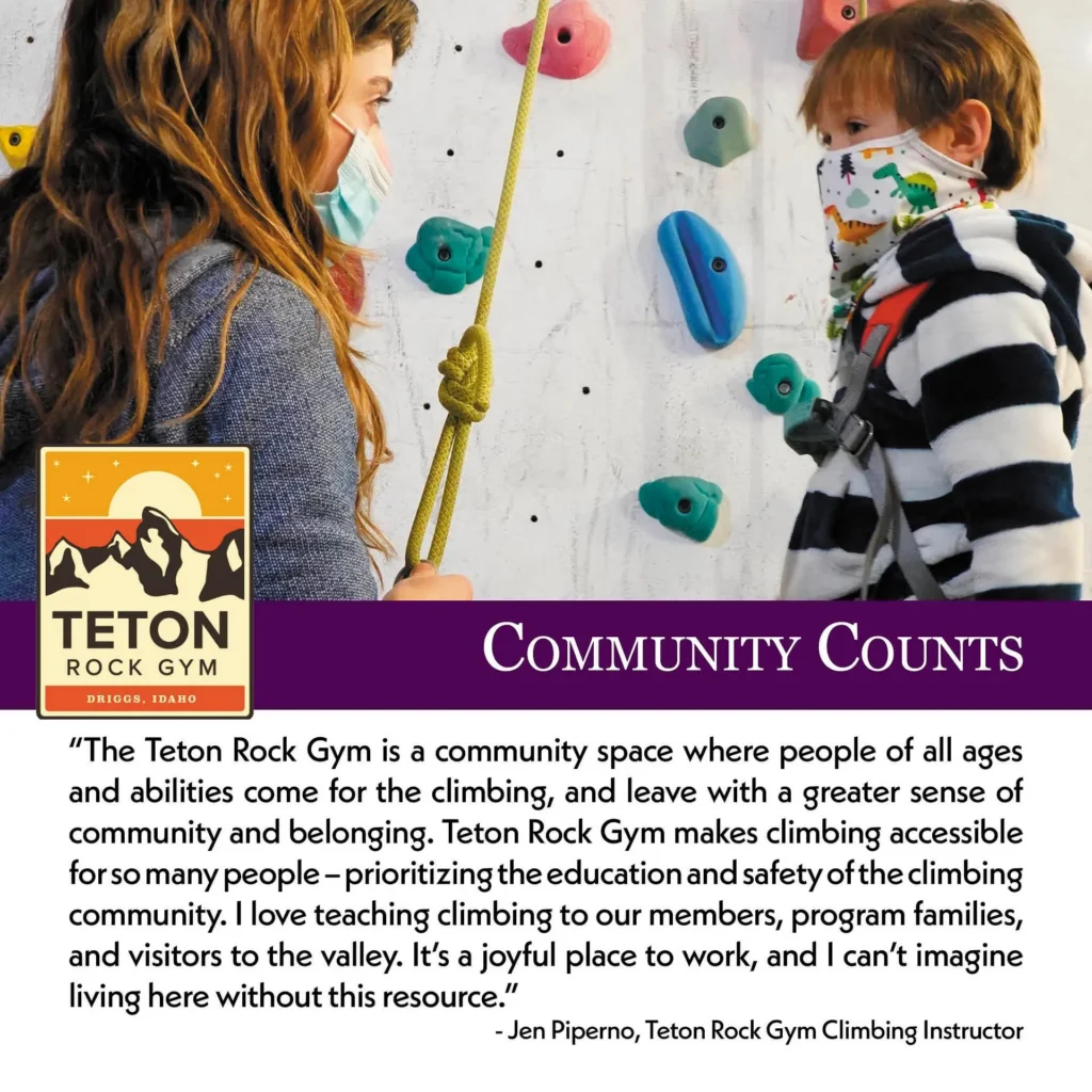 Community Counts: Teton Rock Gym