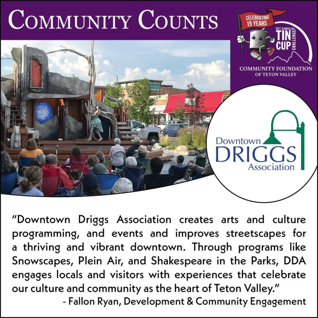 Downtown Driggs Associaton: Tin Cup Challenge