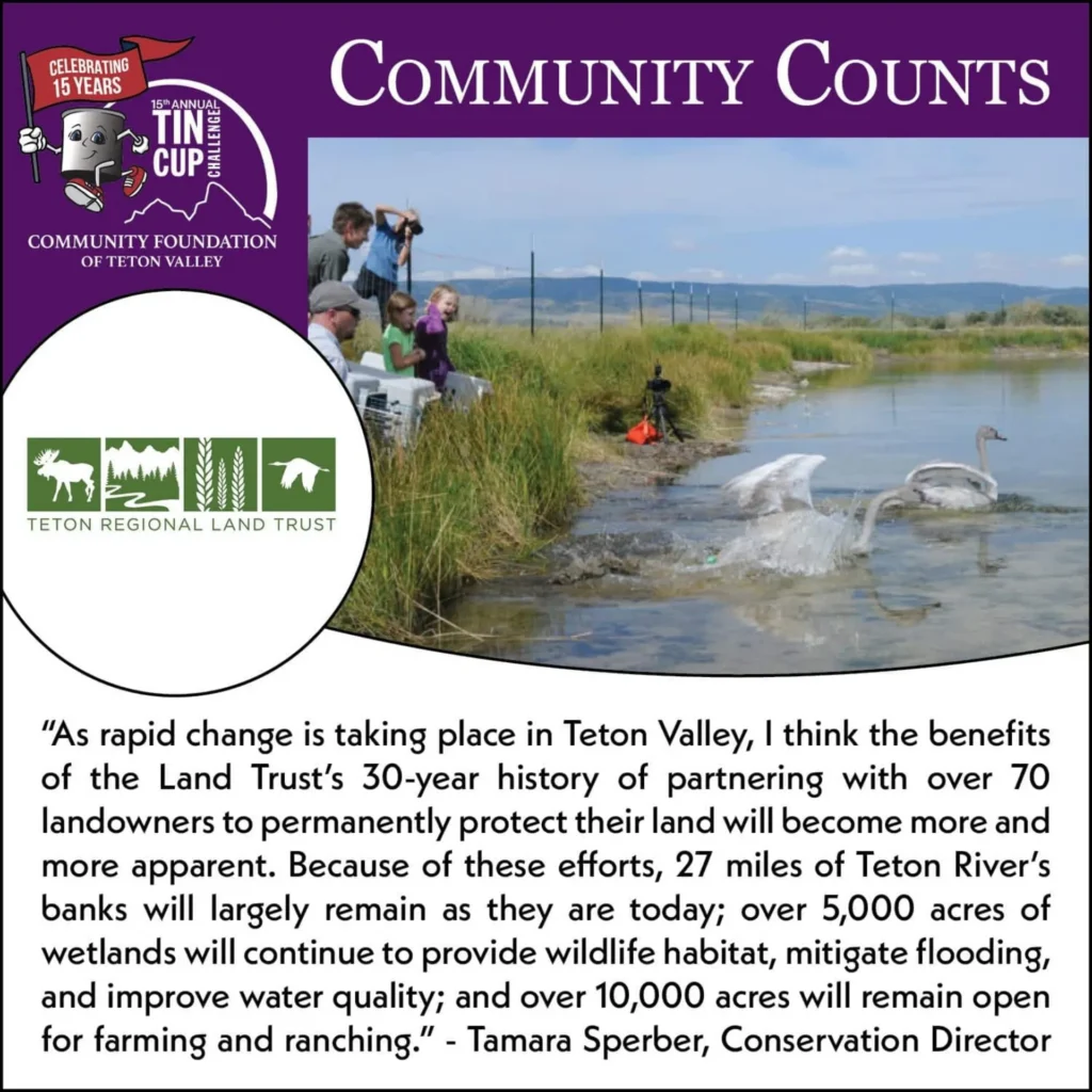 Comunity Counts! Teton Regional Land Trust
