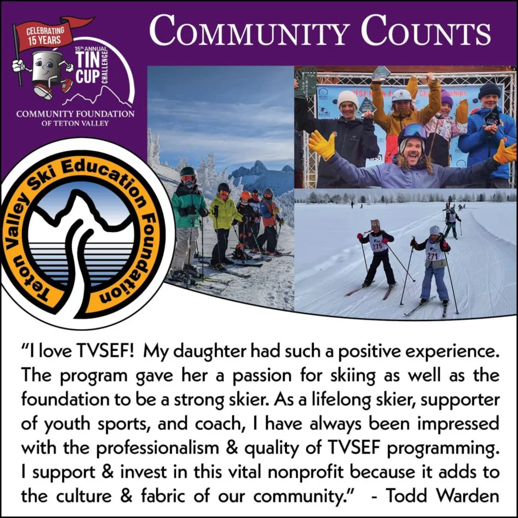 Community Counts! Teton Valley Ski Education Foundation