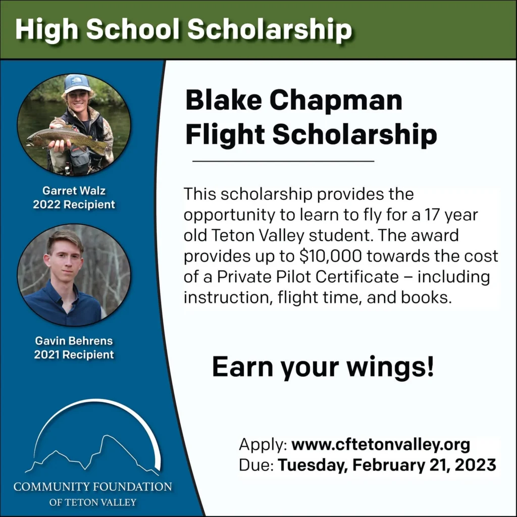 Earn Your Wings with the Blake Chapman Flight Scholarship