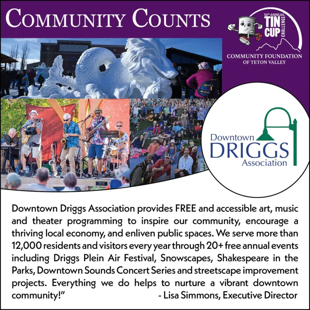 Tin Cup Challenge: Downtown Driggs Association