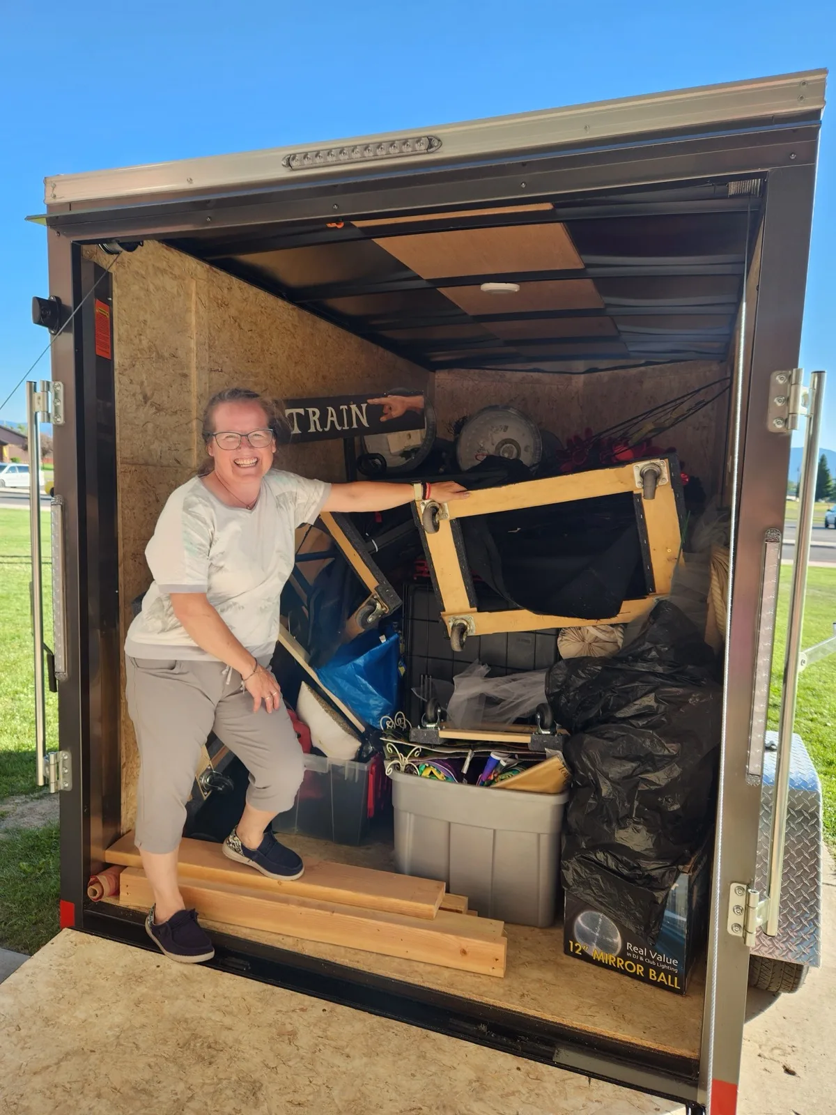 ACT Foundation cargo trailer purchased through a competitive grant, used to store and transport props and costumes between venues